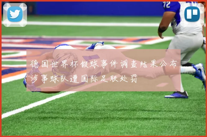 德国世界杯假球事件调查结果公布涉事球队遭国际足联处罚